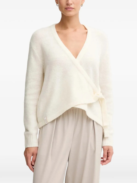 Gaudi V-neck Cardigan - White 