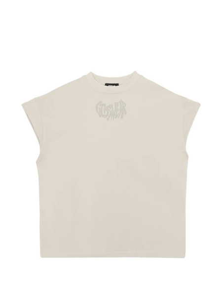  Gcds Apple-print T-shirt - Neutrals 
