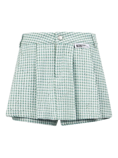  Gcds Checked Shorts - Green 