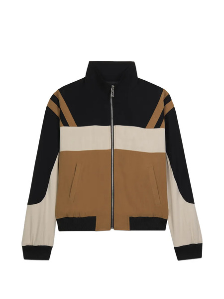  Gcds Colour-block Zip-up Jacket - Black 