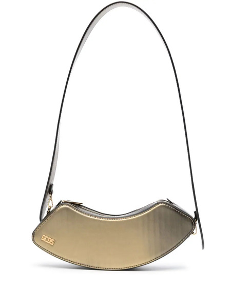  Gcds Comma Holographic-effect Medium Shoulder Bag - Gold 