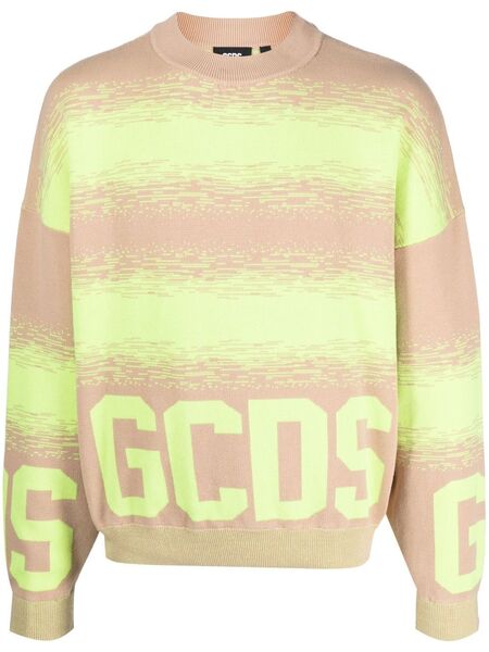  Gcds Cotton Degradé Jumper - Brown 