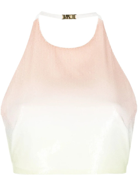  Gcds Degrade Sequin Top - Orange 