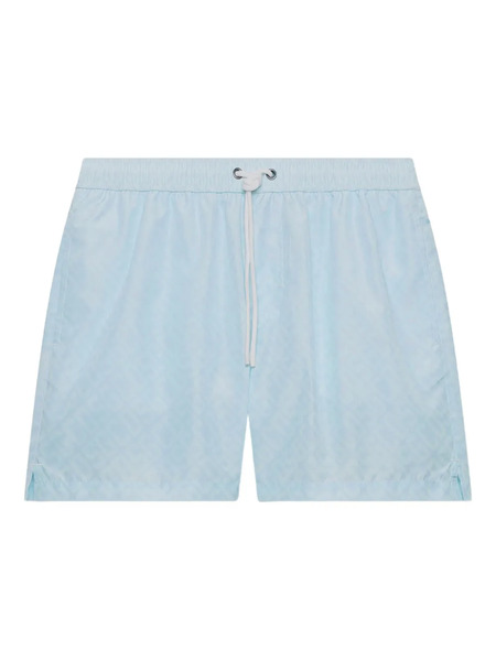  Gcds Essentials Monogram Swim Shorts - Blue 