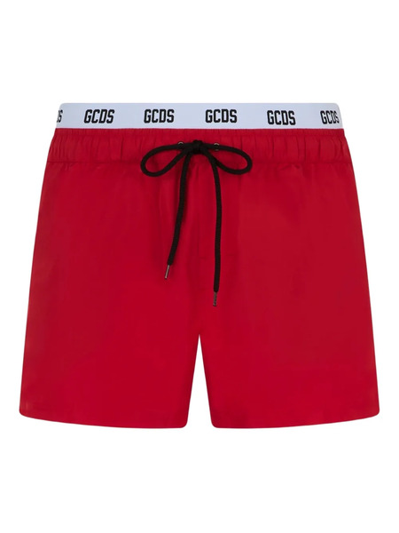  Gcds Essentials Swim Shorts - Red 