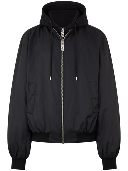  Gcds Hooded Bomber Jacket - Black 