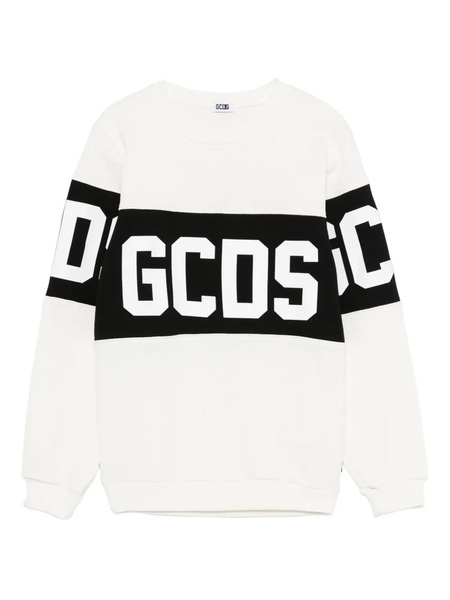  Gcds Kids Block-logo Sweatshirt - White 