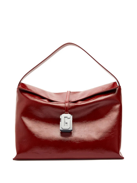  Gcds Large Leather Comma Bag - Red 