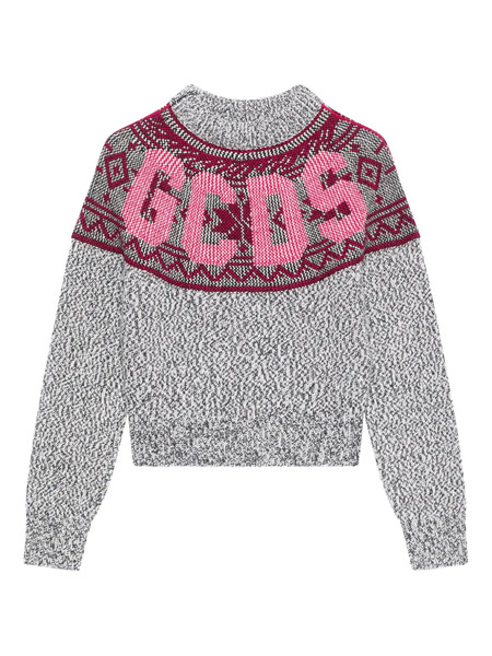  Gcds Logo-embellishment Sweater - Grey 