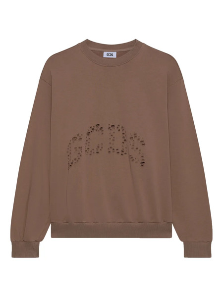  Gcds Logo-embellishment Sweatshirt - Neutrals 