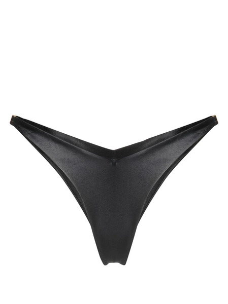  Gcds Logo-hardware Bikini Bottoms - Black 