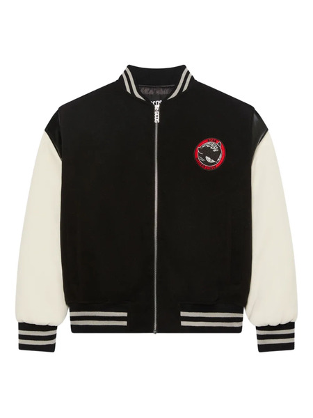 Gcds Logo-patch Bomber Jacket - Black 