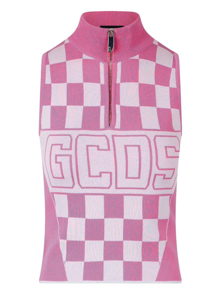  Gcds Logo-print Top - Pink 