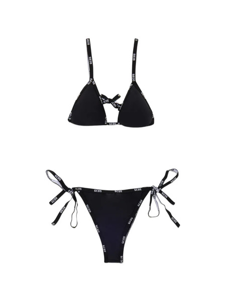  Gcds Logo-strap Bikini - Black 