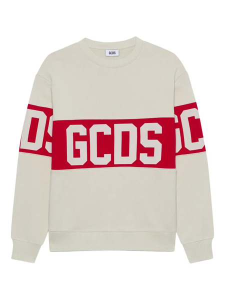  Gcds Logo Stripe Sweater - Neutrals 