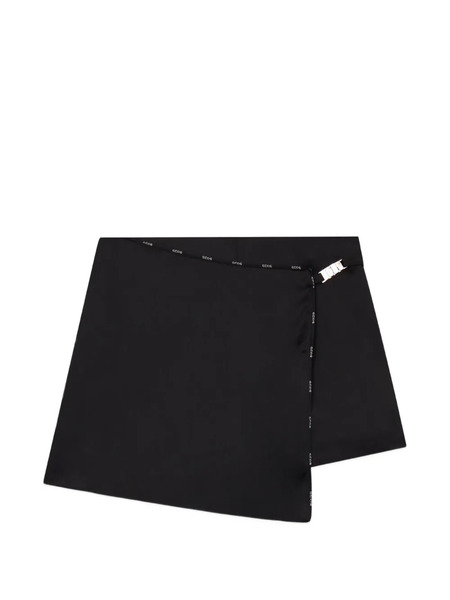 Gcds Logo-trim Mini Skort - Black 