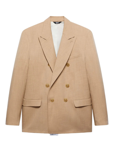  Gcds Mélange-effect Blazer - Neutrals 