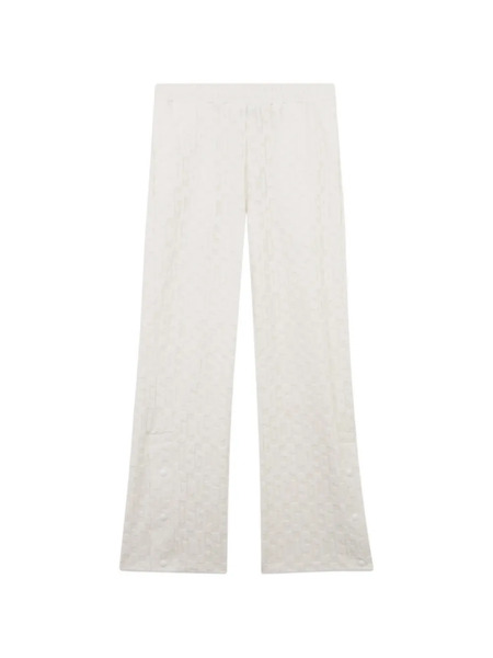  Gcds Monogram-pattern Trousers - Neutrals 