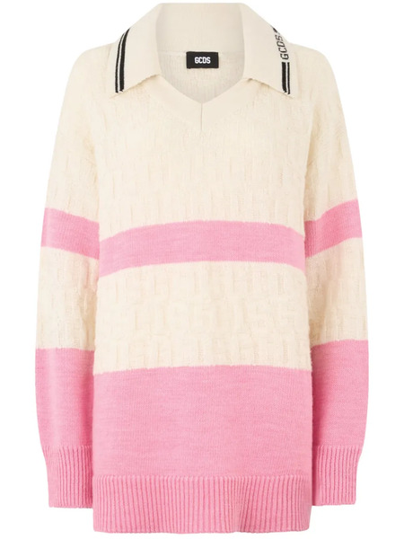 Gcds Monogram Sweater - Neutrals 