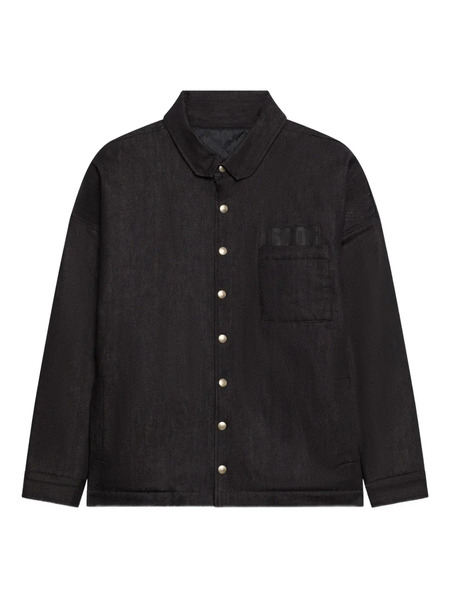  Gcds Panelled Shirt Jacket - Black 