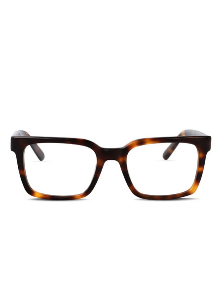 Gcds Rectangle-frame Tortoiseshell Glasses - Brown 