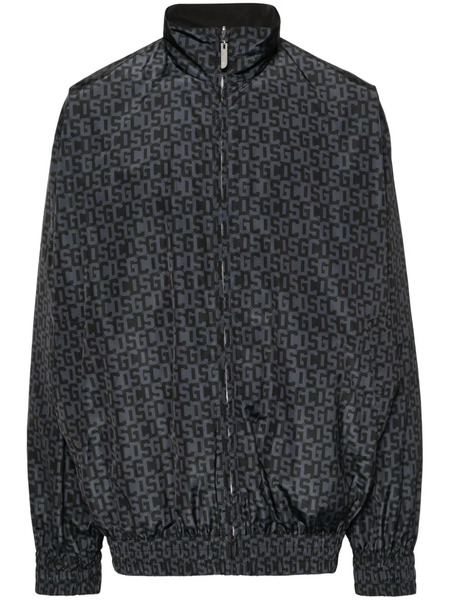  Gcds Reversible Logo-print Jacket - Black 