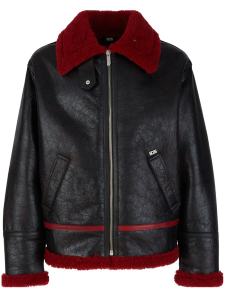  Gcds Shearling Jacket - Black 