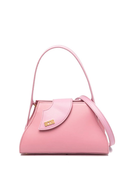  Gcds Small Comma Logo-plaque Leather Tote Bag - Pink 