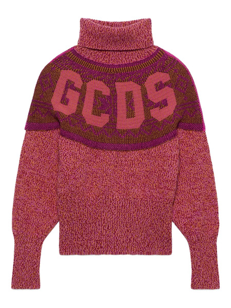  Gcds Turtleneck Knit Jumpers - Red 