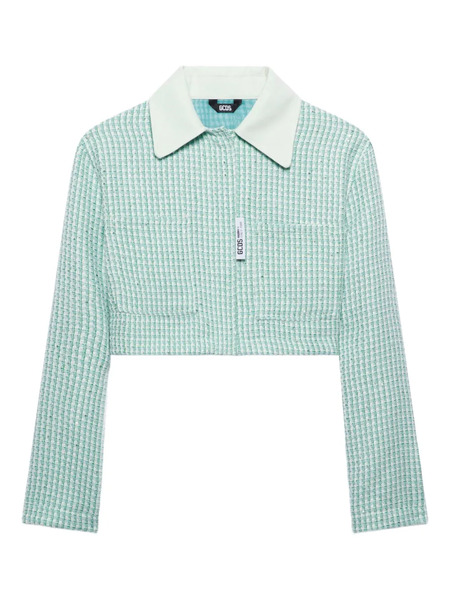  Gcds Tweed Jacket - Green 