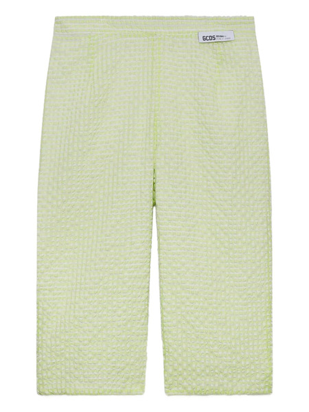  Gcds Vichy Capri Trousers - Green 