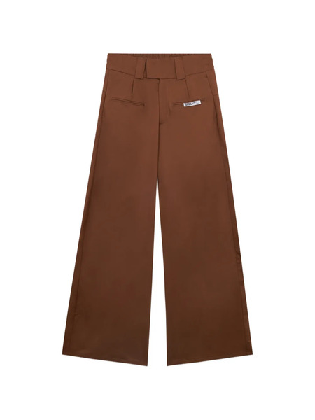  Gcds Wide-leg Trousers - Brown 