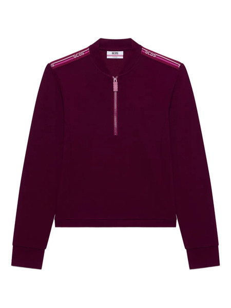  Gcds Zip Detail Sweatshirt - Red 