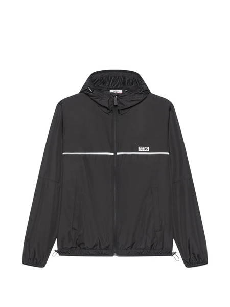  Gcds Zip-up Hooded Jacket - Black 