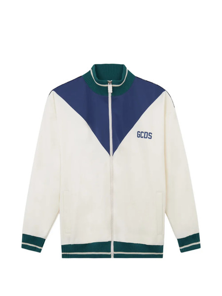  Gcds Zip-up Sweatshirt - Neutrals 