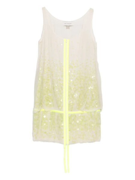  Gemy Maalouf Sequin-embellished Minidress - Neutrals 
