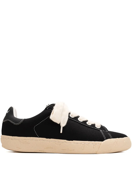  General Scale. Past Sole Canvas Sneakers - Black 