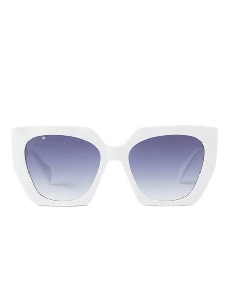  Genny Cat-eye Sunglasses - White 