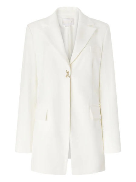  Genny Crystal-embellished Single-breasted Blazer - White 