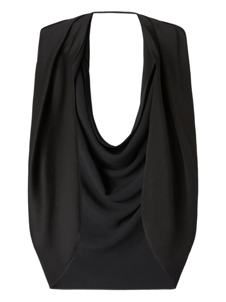  Genny Draped Cape - Black 