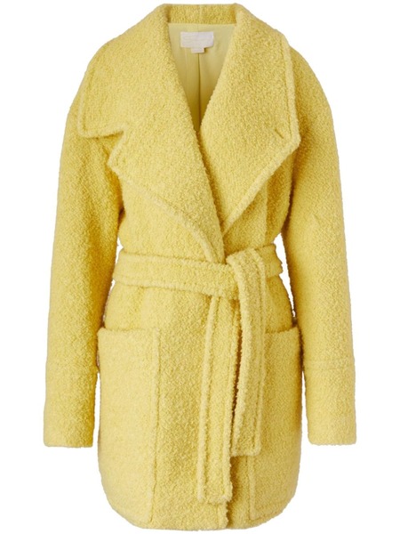  Genny Faux-shearling Peacoat - Yellow 