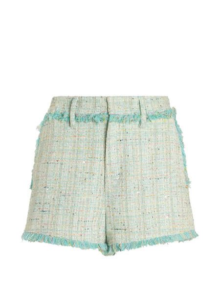  Genny Fringed Shorts - Blue 