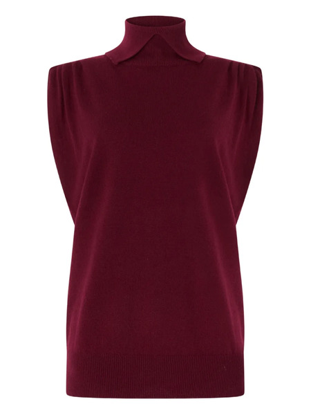  Genny High-neck Vest - Red 