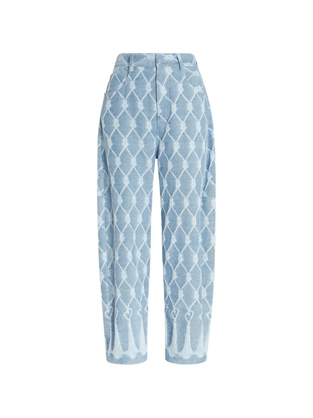  Genny Pattern Jeans - Blue 
