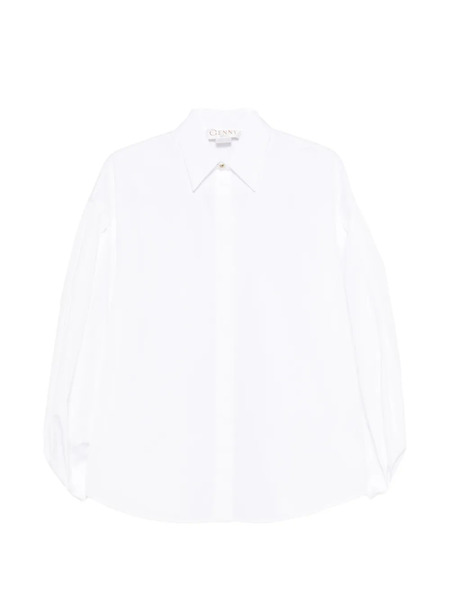  Genny Point-collar Shirt - White 