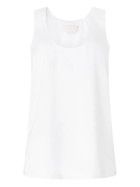  Genny Scoop-neck Side-slit Top - 003 