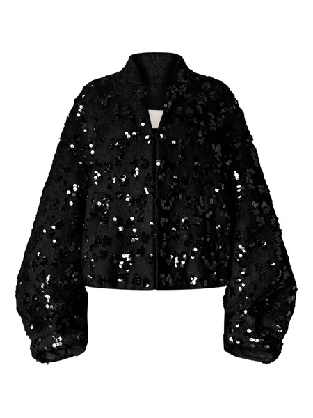  Genny Sequin-embellished Jacket - Black 