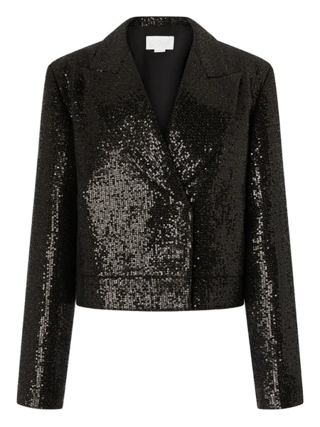  Genny Sequinned Blazer - Black 
