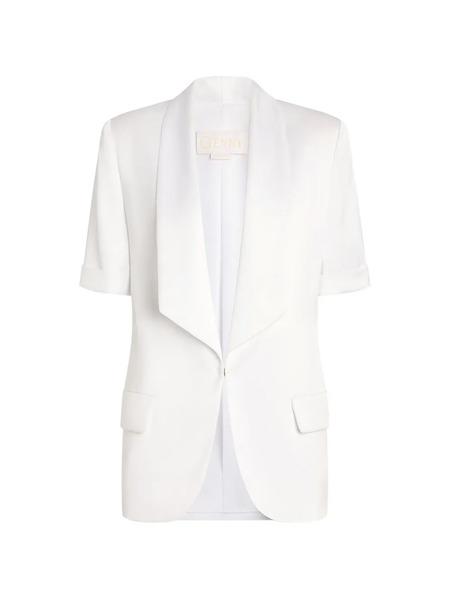  Genny Short-sleeve Pocket Jacket - White 