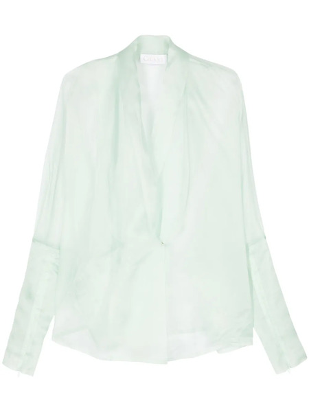  Genny Silk Blouse - Green 